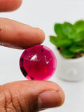 Garnet Rose Cut Fancy Shape • Code D25- D30 • Garnet Faceted Cut (Polki) • AAA Quality- Best for Jewelry making • One Side Cutting
