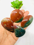 Bloodstone Cabochon • Code B9- B12 • Natural Bloodstone Cabs • Bloodstone Cabs • Perfect for Jewelry Making