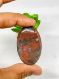 Bloodstone Cabochon • Code B17- B20 • Natural Bloodstone Cabs • Bloodstone Cabs • Perfect for Jewelry Making