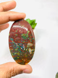 Bloodstone Cabochon • Code B29- B30 • Natural Bloodstone Cabs • Bloodstone Cabs • Perfect for Jewelry Making