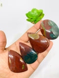 Bloodstone Cabochon • Code B31- B34 • Natural Bloodstone Cabs • Bloodstone Cabs • Perfect for Jewelry Making