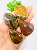 Bloodstone Cabochon • Code B39- B42 • Natural Bloodstone Cabs • Bloodstone Cabs • Perfect for Jewelry Making