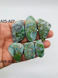Amphibolite Cabochon • Code A25- A30 • AAA Quality • Natural Amphibolite Cabs • Amphibolite Cabochon