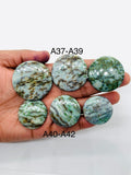 Amphibolite Cabochon • Code A37- A42 • AAA Quality • Natural Amphibolite Cabs • Amphibolite Cabochon