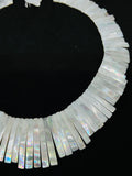 White MOP Necklace - - AAA Quality- Hand Braided Beads Pendant Necklace- Beads Necklace