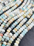 Peruvian Opal Roundel 8MM, length 15.5”, Genuine Opal, origin Peru, roundel beads