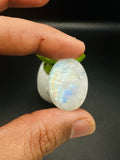 Moonstone Cabochon Code E17- E24 - AAA Quality - Blue Flash Natural Rainbow Moonstone Cabochon - Origin India