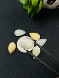 Ethiopian Opal Pear Cabochon 11X17 mm Size - Code # D47 - Pack of 1 Piece AAA Quality - Opal Cabochon - Ethiopian Opal Cabochon