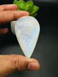 Moonstone Cabochon Code E35 TO E37 - AAA Quality - Blue Flash Natural Rainbow Moonstone Cabochon - Origin India