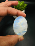 Moonstone Cabochon Code E63- E66 - AAA Quality - Blue Flash Natural Rainbow Moonstone Cabochon - Origin India