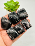 Hypersthene Cabochon Code C7-C12 - AAA Quality - Natural Hypersthene Cabochon - DIY Jewelry - Flat Back Cabochons