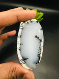 Dendritic Opal Cabochon • Code D23- D25 • AAA Quality • Natural Dendritic Opal Cabs • Dendritic Opal Pendant • Origin Turkey