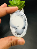 Dendritic Opal Cabochon • Code D30- D33 • AAA Quality • Natural Dendritic Opal Cabs • Dendritic Opal Pendant • Origin Turkey