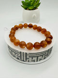 Andesine Bracelet Code# B3 - Size 11 mm - AA Quality length 7.5 Inch Origin Tibet - Natural Andesine Round Bracelet