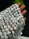 Pearl Heart Shape Beads 13 mm Size AAA Quality - Natural Freshwater Pearl Beads - Length 40 cm