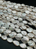 Pearl Tear Drop Beads 9x13 mm Size AAA Quality - Natural Freshwater Pearl Beads - Length 40 cm