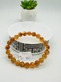 Andesine Bracelet  Code# B15 - Size 8 mm - AA Quality length 7.5 Inch Origin Tibet - Natural Andesine Round Bracelet