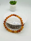 Andesine Bracelet  Code# B24 - Size 7.50 mm - AA Quality length 7.5 Inch Origin Tibet - Natural Andesine Round Bracelet