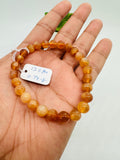 Andesine Bracelet  Code# B24 - Size 7.50 mm - AA Quality length 7.5 Inch Origin Tibet - Natural Andesine Round Bracelet