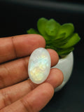 Moonstone Cabochon Code E17- E24 - AAA Quality - Blue Flash Natural Rainbow Moonstone Cabochon - Origin India