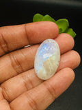 Moonstone Cabochon Code E17- E24 - AAA Quality - Blue Flash Natural Rainbow Moonstone Cabochon - Origin India