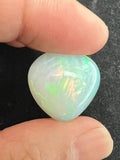 Ethiopian Opal Cabochon 18.60 X 18.60MM Size Height 10.80 MM • Weight 14.76Cts • AAA Quality • Opal Cabochon • Natural Ethiopian Opal Cabs