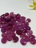 Pink Sapphire Oval Faceted 8X10MM Size AAA Quality Sapphire cabs • Natural Pink Sapphire • Sapphire Cabochon (Pack of 1 Pcs)