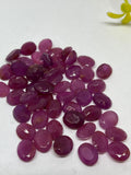 Pink Sapphire Oval Faceted 9X11MM Size AAA Quality Sapphire cabs • Natural Pink Sapphire • Sapphire Cabochon (Pack of 1 Pcs)