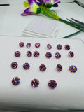 Pink Moissanite faceted round 5 MM - Pack of 1 Pc - Moissanite faceted loose stone -AAA Quality