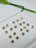 4MM Champagne color Moissanite faceted round , Pack of 1 PCs, Moissanite faceted loose stone