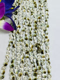 Shiva Shell Heart shape Beads - 6mm Size • AAA Quality• Length 40 cm • Shiva Shell heart Beads • Shiva Shell Beads