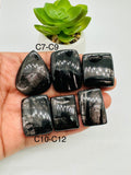 Hypersthene Cabochon Code C7-C12 - AAA Quality - Natural Hypersthene Cabochon - DIY Jewelry - Flat Back Cabochons