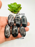 Hypersthene Cabochon Code C19- C24 - AAA Quality - Natural Hypersthene Cabochon - DIY Jewelry - Flat Back Cabochons