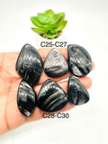 Hypersthene Cabochon Code C25- C30 - AAA Quality - Natural Hypersthene Cabochon - DIY Jewelry - Flat Back Cabochons