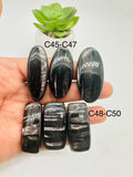 Hypersthene Cabochon Code C45- C50  - AAA Quality - Natural Hypersthene Cabochon - DIY Jewelry - Flat Back Cabochons