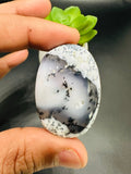 Dendritic Opal Cabochon • Code D9- D12  • AAA Quality • Natural Dendritic Opal Cabs • Dendritic Opal Pendant • Origin Turkey