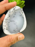 Dendritic Opal Cabochon • Code D15- D16  • AAA Quality • Natural Dendritic Opal Cabs • Dendritic Opal Pendant • Origin Turkey