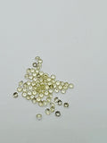Lemon Quartz 3MM Faceted Round Shape- Pack of 6 Piece - AAA Quality - loose gemstone, round faceted, Lemon Quartz.