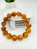 Andesine Bracelet  Code# B1 - Size 14 mm - AA Quality length 7.5 Inch Origin Tibet - Natural Andesine Round Bracelet