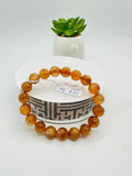 Andesine Bracelet  Code# B6 - Size 10 mm - AA Quality length 7.5 Inch Origin Tibet - Natural Andesine Round Bracelet