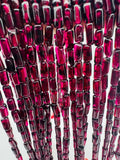 Garnet Tube shape beads, Size 3X6 MM, length 16 Inch strand, AAA Quality, Red Garnet, Origin India, red garnet beads, Garnet fancy shape