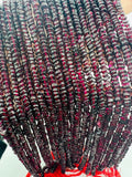 Garnet wheel shape beads, Size 3X3 MM, length 16 Inch strand, AAA Quality, Red Garnet, red garnet beads, Garnet fancy shape