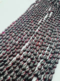 Garnet Drop shape beads, Size 4X6 MM, length 16 Inch strand, AAA Quality, Red Garnet, Origin India, red garnet beads, Garnet fancy shape