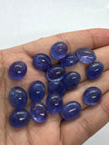 Tanzanite Oval 10X12 MM Cabochon - AAAA Quality Natural Tanzanite Cabs-Tanzanite Loose Stone, pack of 1 pc.