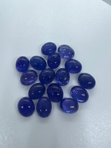 Tanzanite Oval 10X12 MM Cabochon - AAAA Quality Natural Tanzanite Cabs-Tanzanite Loose Stone, pack of 1 pc.