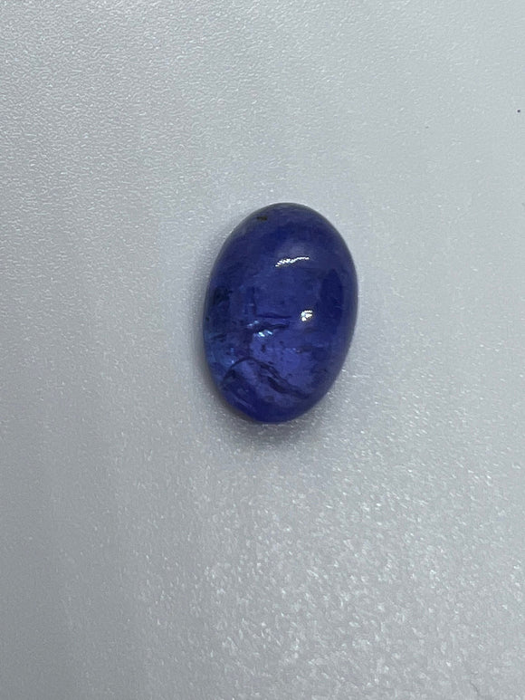 Tanzanite Oval 9X14MM  Cabochon - AAAA Quality Natural Tanzanite Cabs-Tanzanite Loose Stone, pack of 1 pc