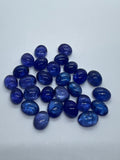 Tanzanite Oval 6X8MM Cabochon - AAAA Quality Natural Tanzanite Cabs-Tanzanite Loose Stone, pack of 2 pc