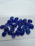 Tanzanite Oval 8X10MM  Cabochon - AAAA Quality Natural Tanzanite Cabs-Tanzanite Loose Stone, pack of 2 pc