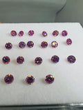 3MM pink Moissanite faceted round , Pack of 1 PCs, Moissanite faceted loose stone