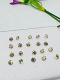 3MM Champagne color Moissanite faceted round , Pack of 2 PCs, Moissanite faceted loose stone